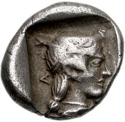 Hemidrachm Kleitor, Greece (ancient), 465 BC - 460 BC reverse image