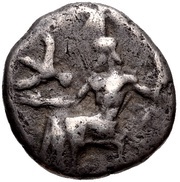 Hemidrachm Kleitor obverse image