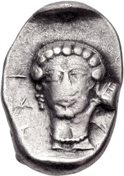 Hemidrachm Tegea, Greece (ancient), 460 BC - 450 BC reverse image