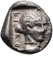 Hemidrachm Tegea, Greece (ancient), 460 BC - 450 BC reverse image