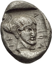 Hemidrachm Tegea, Greece (ancient), 460 BC - 450 BC reverse image
