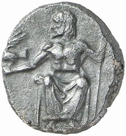 Hemidrachm Kleitor obverse image