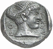Hemidrachm Kleitor, Greece (ancient), 460 BC - 450 BC reverse image