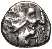 Hemidrachm Tegea obverse image