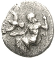 Hemidrachm Mantineia obverse image