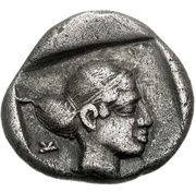 Hemidrachm Mantineia, Greece (ancient), 450 BC - 430 BC reverse image