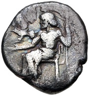 Hemidrachm Mantineia obverse image