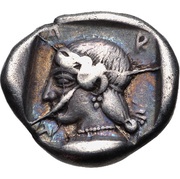Hemidrachm Mantineia, Greece (ancient), 450 BC - 430 BC reverse image