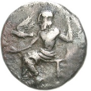 Hemidrachm Mantineia obverse image