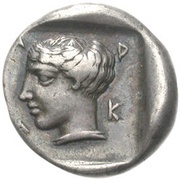 Hemidrachm Mantineia, Greece (ancient), 430 BC - 420 BC reverse image