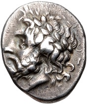 Hemidrachm Megalopolis obverse image