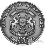 1000 Francs CFA Château Renard obverse image