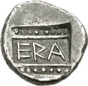Hemidrachm, Greece (ancient), 470 BC reverse image