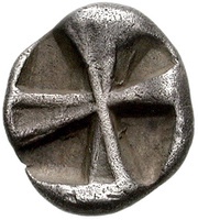 Obol, Greece (ancient), 460 BC - 440 BC reverse image