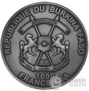 1000 Francs CFA Crocodile Eye obverse image