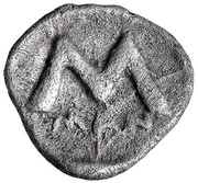 Obol, Greece (ancient), 420 BC - 385 BC reverse image