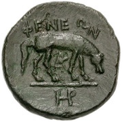 Dichalkon, Greece (ancient), 300 BC - 240 BC reverse image