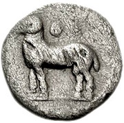 Hemiobol, Greece (ancient), 370 BC - 340 BC reverse image