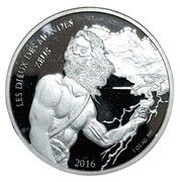1000 Francs CFA Zeus, Burkina Faso, 2016 reverse image
