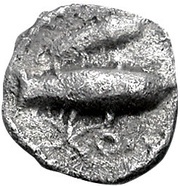 Obol, Greece (ancient), 490 BC - 460 BC reverse image