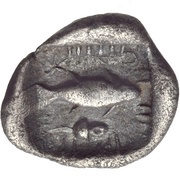 Obol, Greece (ancient), 490 BC - 460 BC reverse image