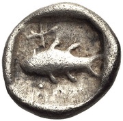 Obol, Greece (ancient), 490 BC - 460 BC reverse image