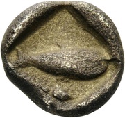 Obol, Greece (ancient), 460 BC - 440 BC reverse image