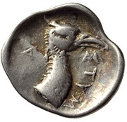 Obol, Greece (ancient), 370 BC - 350 BC reverse image