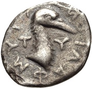 Obol, Greece (ancient), 350 BC reverse image