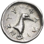 Obol, Greece (ancient), 350 BC reverse image