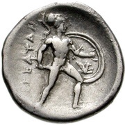 Hemidrachm, Greece (ancient), 350 BC - 330 BC reverse image