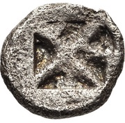 Obol, Greece (ancient), 515 BC - 510 BC reverse image