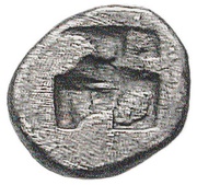 Obol, Greece (ancient), 515 BC - 510 BC reverse image