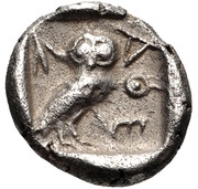 Obol, Greece (ancient), 510 BC - 500 BC reverse image