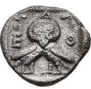 Diobol, Greece (ancient), 353 BC - 294 BC reverse image