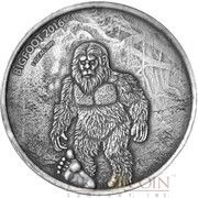1000 Francs CFA Bigfoot, Burkina Faso, 2016 reverse image