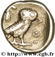 Drachm, Greece (ancient), 430 BC reverse image