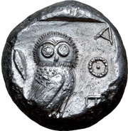 Tetradrachm, Greece (ancient), 556 BC - 546 BC reverse image