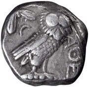 Tetradrachm, Greece (ancient), 353 BC - 294 BC reverse image