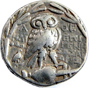 Tetradrachm New style, Greece (ancient), 166 BC - 125 BC reverse image