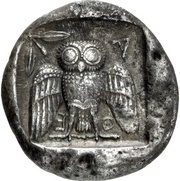 Dekadrachm, Greece (ancient), 469 BC - 460 BC reverse image