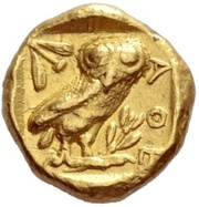 Gold Didrachm - Gold Stater, Greece (ancient), 407 BC - 404 BC reverse image