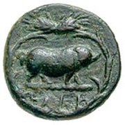 Æ15, Greece (ancient), 322 BC - 307 BC reverse image