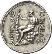 Tetradrachm - Euthydemos I, Greece (ancient), 205 BC - 190 BC reverse image