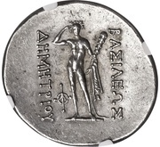 Tetradrachm - Demetrios I, Greece (ancient), 200 BC - 185 BC reverse image