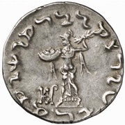 Tetradrachm - Agathokleia and Strato I, Greece (ancient), 135 BC - 125 BC reverse image