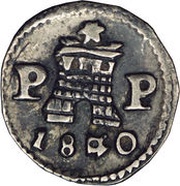¼ Real obverse image