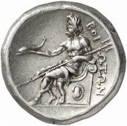 Tetradrachm, Greece (ancient), 287 BC reverse image