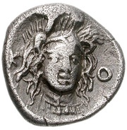 Obol, Greece (ancient), 400 BC - 350 BC reverse image