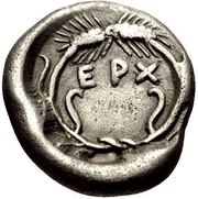 Hemidrachm, Greece (ancient), 395 BC - 364 BC reverse image